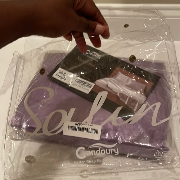 New! Twin XL Satin Sheet Set - Picture 4 of 4